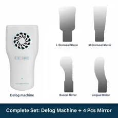 Espelhos Dentários Antiembaçantes Com Luz LED , Refletor Ortodôntico Automático Para Fotografia Oral