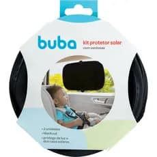 Kit Com 2 Protetores Solares Blackout com Ventosa Carro Infantil Bebe Protetores Blackout Buba