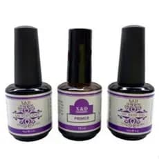 UV Base Gel P/ Gel De Unhas Manicure Profissional Primer X&d 15ml Unha Xed Para Alongamento Fortalecedor De Unhas Anti-fungos YV Top Coat X&D - Uv Para Unhas de Gel Fibra Porcelana