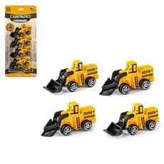 COLECAO CONSTRUCAO 4PCS PULL BACK