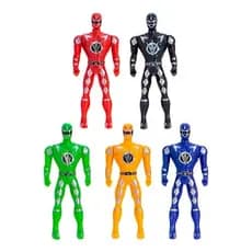 Boneco Heróis De Brinquedo 5 Peças Heroes Of Power Infantil U / UNICA