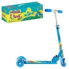 Patinete 3 Rodas Com Luz Metal Boy Azul - Art Brink