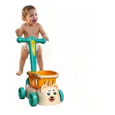 ANDADOR BABY C/CESTINHA E 6PCS AZUL ART BRINK