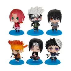 Naruto Shippuden Action Figure Anime Boneco Colecionável Sasuke Itachi Obito Kakashi Sakura