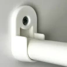 Kit Suporte para Cabideiro de Guarda Roupa em Plástico Resistente