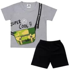 Conjunto Infantil Menino Verão 100% Algodao do 2 ao 12