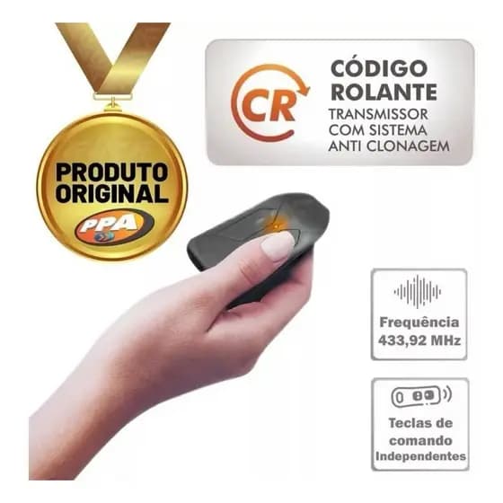 Controle Remoto Ppa Tok 433 Mhz Original Eletronico