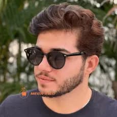 Óculos de Sol Redondo Unissex Moda conforto e Estilo com Proteção UV e Reforçado