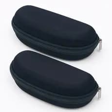 Kit 2 Porta Óculos Estojo Case Capinha Para Óculos De Sol De Grau Com Zíper