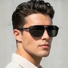 Óculos de Sol Quadrado Alok Casual Modelo Moderno Elegante Leve e Resistente