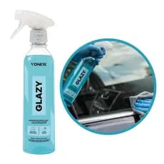GLAZY 500ml VONIXX - Limpa Vidros Automotivo com Redutor de Atrito e Anti Riscos (4 em 1)