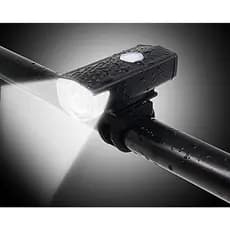 Farol em LED para Bicicleta com Bateria Recarregável Bike Usb 300lm