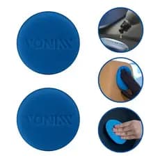 Aplicador de Espuma Macia VONIXX (Pacote com 2 Unidades) - Aplicador Para Cera e Massa De Polir