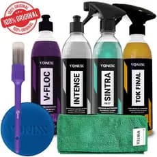 Kit Lavagem Vonixx Shampoo Automotivo V-Floc Cera Tok Final Sintra Fast Intense Vonixx e Acessórios