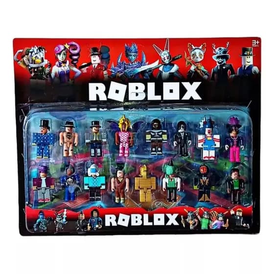 Kit 16 Bonecos Roblox Avatar Articulado Brinquedo Promoção