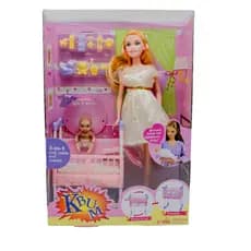 Brinquedo Boneca Grávida/ Family com Acessórios /Envio Aleatório