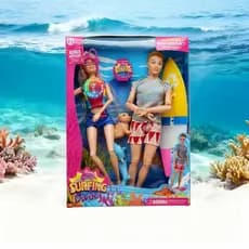 Boneca Surf Casal Praia Brinquedo