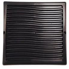 Grelha de Ventilação 20 x 20 cm Preta