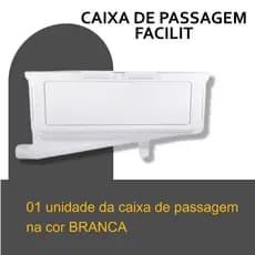 Kit com 3 Caixa de Passagem para embutir ar condicionado split Joinsul Facilit
