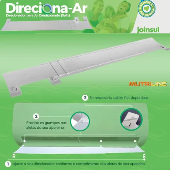 Defletor de ar interno - Direcionador de AR