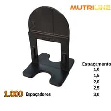 <<LANÇAMENTO>> Nivelador clipe para Pisos Pedras Cerâmicas Preto Economico Pacote com 1000