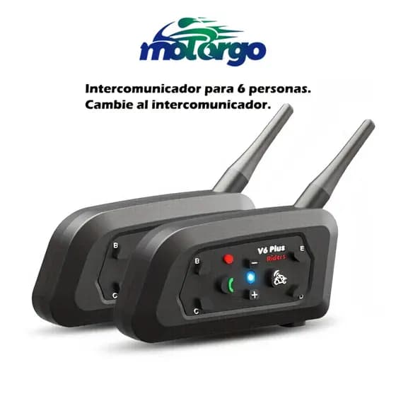 Motocicleta Bluetooth 5.1 Capacete Fone De Ouvido Interfone 6 Piloto À Prova D'água ipx7 walkie-talkie MP3 Acessórios Para De , Adequado Máquinas De Árbitro , Corrida De Cavalos , Um