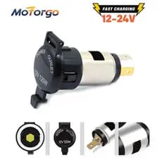 Soquete DC 12V Isqueiro Do Carro 12V Fêmea Substituição É Aplicável Ao Caminhão RV