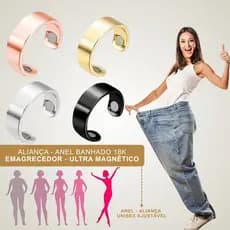 Anel Aliança Regulável Feminino Masculino Terapeutico Acessório Bem Estar Ajustável Anti-Ronco