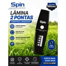 Lâmina Facão Para Roçadeira a Gasolina - Lâmina 2 pontas - Spin Universal