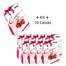 Kit 10 Caixas Cereja - Bombons C/ Licor e Cereja 195g