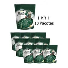 Kit 10 Mentinha Pastilha De Chocolate Ao Leite 300g