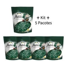 Kit 5 Mentinha Pastilha De Chocolate Ao Leite 300g