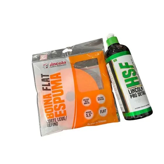 Kit Hsf Shine Fast Lincoln Boina Espuma Flat 5,5 Corte Leve