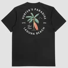 Camiseta Plus Size Masculina Paradise Street Surfer G1 Ao G3 Algodão Streetwear Malha Confortável