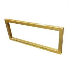 Suporte Estilo Industrial Unitário Prateleira 25cm Dourado - 01 unid.