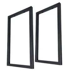Suporte Estilo Industrial Teto Prateleira 20cm Preto