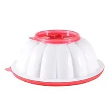 Forma Pudim Gelatinas Manjares Com 1 Fundo Removível - Cor Rosa