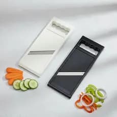 Fatiador Prático De Legumes Verduras Frutas Alimentos Preto ou Branco