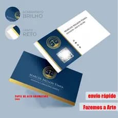 Cartão de Visitas Frente e Verso coloridos  | Mil Unidades