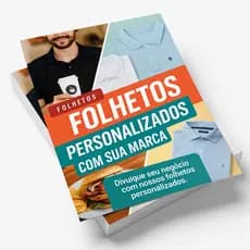 2500 Panfletos Flyer Folhetos 10x14 cm Impressão Frente Verso Couchê Arte Grátis Inclusa Ideal para Divulgação