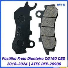 Pastilha Freio Dianteira Honda CG160 Titan Fan CBS 2018-2024 DFP-20906