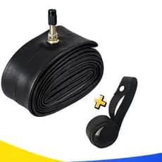 Kit Câmara de Ar 110/80-14 Aro 14 Tipo Balão TR4 Traseira + Cinta do Aro Biz 100 110 Pop 1998 a 2025
