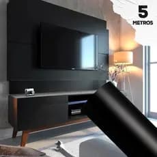 Papel Adesivo Preto 2 _5 _10 ou 15 METROS X 45CM Adesivo Para Parede Moveis Geladeiras Eletrodoméstico _ Shopee Brasil
