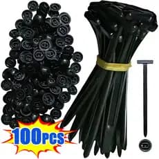 20/50/100 Pçs Universal Carro Náilon Cabo Gravata Fivela Auto-Travamento Plástico Fio Laços Fixo Prendedor Clipes Acessó