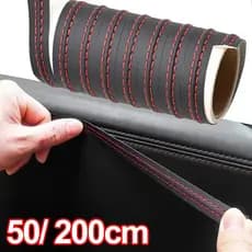 Linha Decorativa Autoadesiva Para Carros Pu Tiras De Couro Decoração De Bricolagem