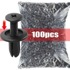 Fender 20/100pcs Pára-Choques Para Carros Clipes De Plástico Rebites Retentor De 8mm Acessórios