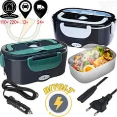 Marmita Elétrica Veicular Tomada Bivolt 110v/220v E 12v/24v