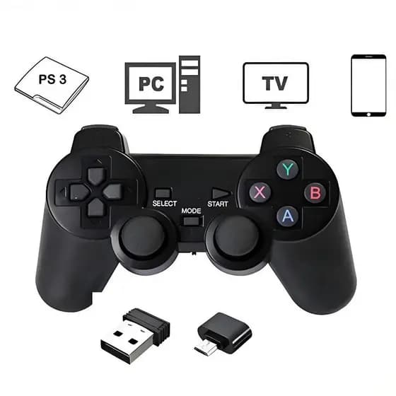 Auspiciosorui01 Controle De Jogo Sem Fio De 2.4Ghz Gamepad Para Ps3 Pc Tv