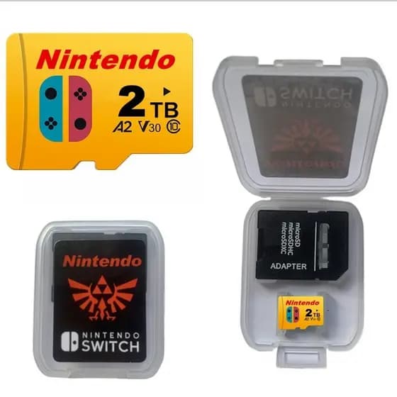 Cartão De Memória Nintendo 1 Tb 2 , Adequado Para Jogos MP4 Com Câmera Móvel Switch
