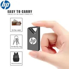 Unidade Flash USB HP Mini 32 Gb 64 128 256 512 1 Tb 2 De Alta Velocidade